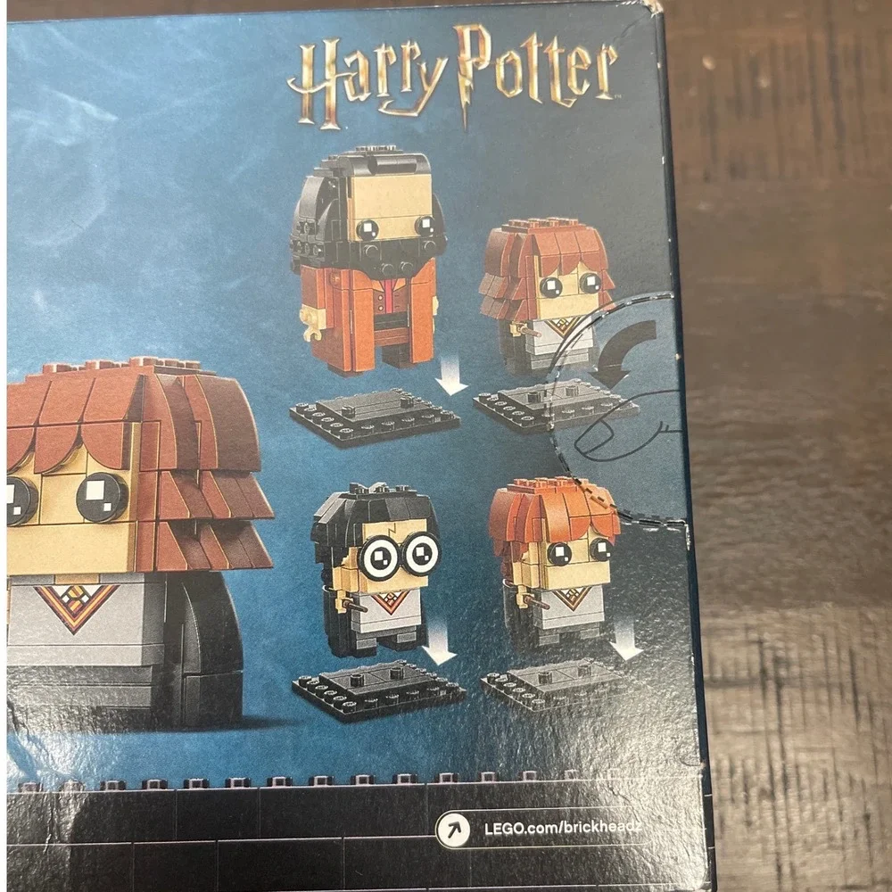 LEGO BrickHeadz Harry Potter Hermione Ron Hagrid Set 40495 466 Pcs New Box Wear